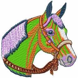 Horses Embroidery Design 4 Horses Embroidery Design 4